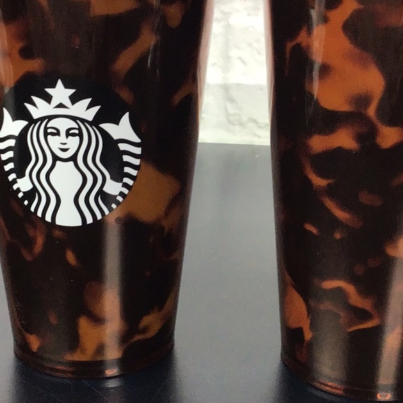 Brand New Limited Edition 2019 Mocha Swirl Starbucks Tortoise Grande Tumbler - Picture 5 of 6